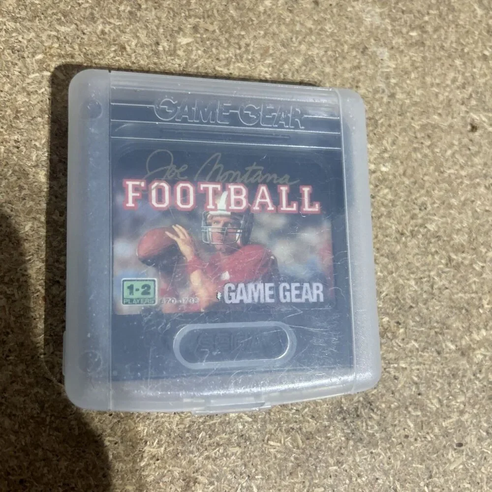 Joe Montana Football - Sega Game Gear - Game Cartridge w/Case!